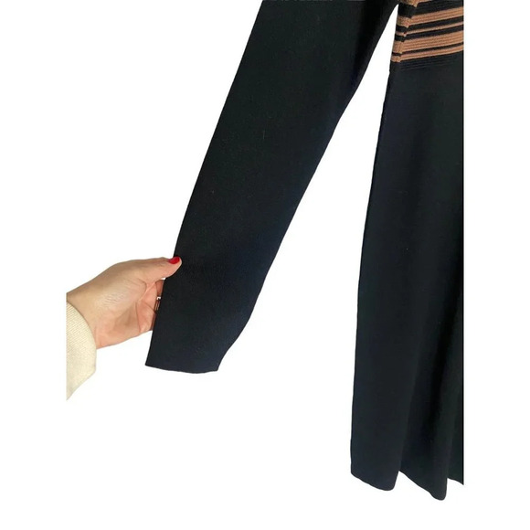 NWT TOCCIN Blake Striped Turtleneck Dress-sz XL - Picture 11 of 12